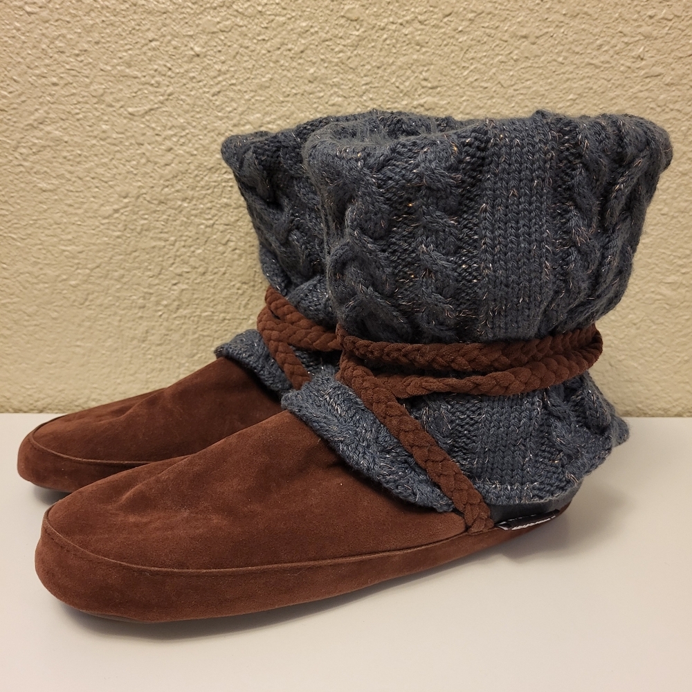 Muk Luks Bootie Slippers Size L (9-10)
